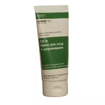 INVIT Centella Ceramide Cream- крем для лица с центеллой и церамидами, Мания Про 50.0