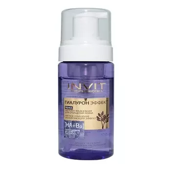 INVIT Пенка мягкая ежедневная с Пантенолом увлажняющая очищающая Гиалурон Эффект 150.0
