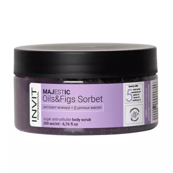 INVIT Сахарный скраб для тела Majestic Oils&Figs Sorbet 200.0