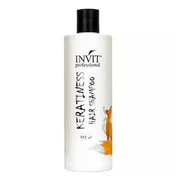 INVIT Шампунь Keratiness для питания и реструктуризации сухих и сильно поврежденных волос 400.0