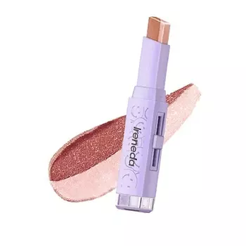 IRENEDA Тени для век в стике, двухцветные, шиммер