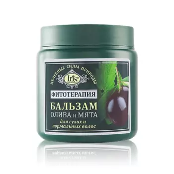 IRIS COSMETIC Бальзам для волос Олива и мята Фитотерапия 500.0