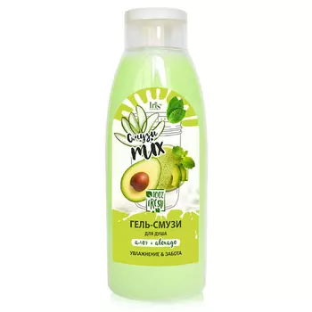 IRIS COSMETIC Гель-смузи для душа Смузи mix алоэ авокадо 500.0