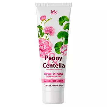 IRIS COSMETIC Крем флюид для лица и век Peony Centella дневной уход 100.0