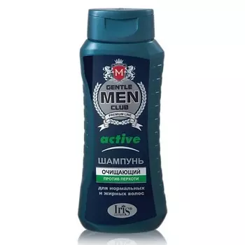 IRIS COSMETIC Шампунь для мужчин "ACTIVE очищающий" Gentlemen clab 400.0
