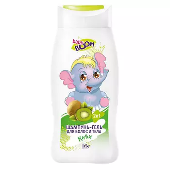 IRIS COSMETIC Шампунь гель для волос и тела BABY BOOM детский Киви 300.0
