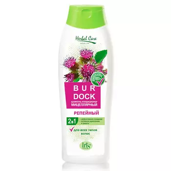 IRIS COSMETIC Шампунь-кондиционер Herbal Сare Репейный мицеллярный 400.0