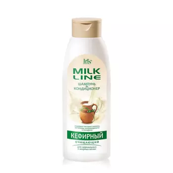 IRIS COSMETIC Шампунь-кондиционер для волос Кефирный MILK LINE 500.0