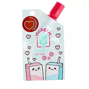 ISCREAM Блеск-тинт для губ YUMMY в пауче