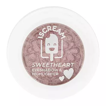 ISCREAM Хайлайтер-тени для век SWEETHEART 2 в 1