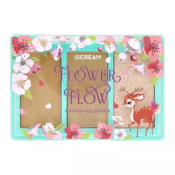 ISCREAM Палетка для скульптурирования FLOWER FLOW