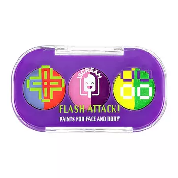 ISCREAM Палетка красок для лица и тела YOU WIN! flash attack 2.7