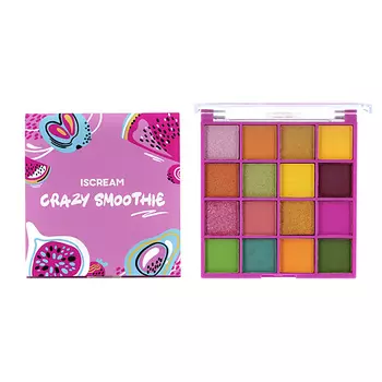 ISCREAM Палетка теней для век CRAZY SMOOTHIE
