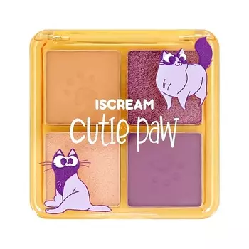 ISCREAM Палетка теней для век CUTIE PAW