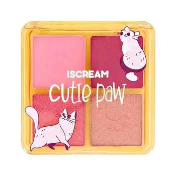 ISCREAM Палетка теней для век CUTIE PAW