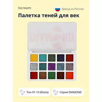 ISCREAM Палетка теней для век DIAMOND