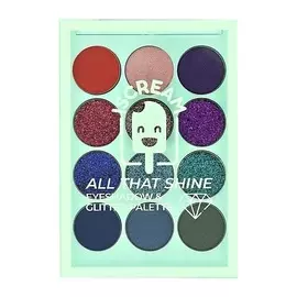 ISCREAM Палетка теней и глиттеров для век ALL THAT SHINE