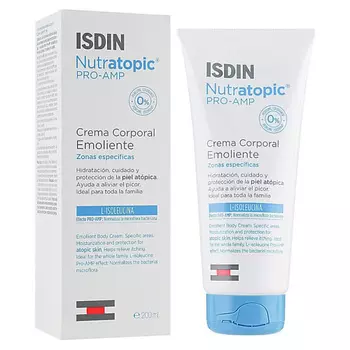 ISDIN Крем для тела при атопическом дерматите Nutratopic Pro-AMP Emollient Cream