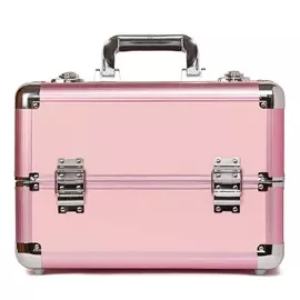 ISMAT Кейс для визажиста S-7458P розовый