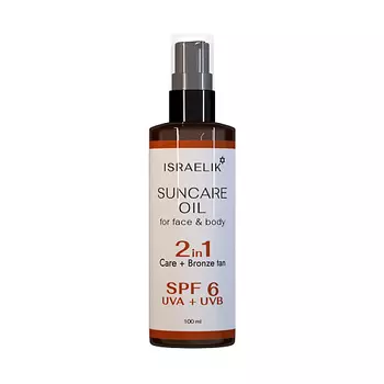 ISRAELIK Масло для загара Suncare Oil SPF 6 100.0