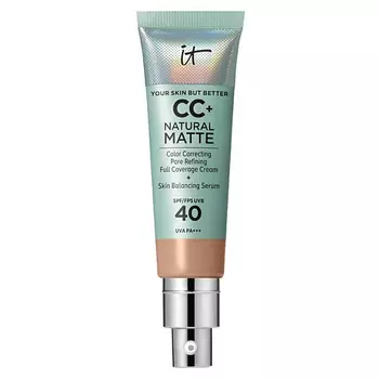 IT COSMETICS CC+ крем с матовым финишем и SPF40 Your Skin But Better Natural Matte