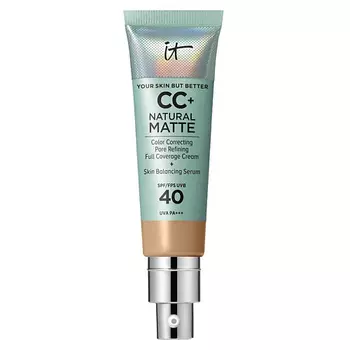 IT COSMETICS CC+ крем с матовым финишем и SPF40 Your Skin But Better Natural Matte