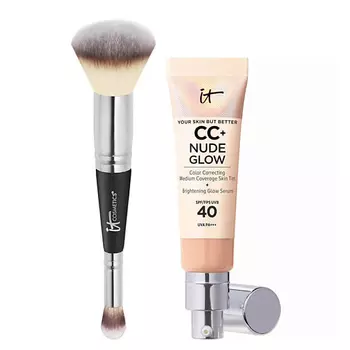 IT COSMETICS СС-крем CC+ Nude Glow SPF 40 с кистью №7