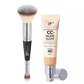 IT COSMETICS СС-крем CC+ Nude Glow SPF 40 с кистью №7