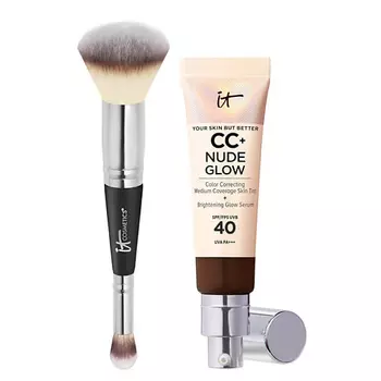 IT COSMETICS СС-крем CC+ Nude Glow SPF 40 с кистью №7