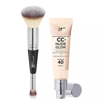 IT COSMETICS СС-крем CC+ Nude Glow SPF 40 с кистью №7
