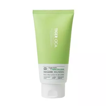 IT'S SKIN Пенка для лица Tiger Cica Green Chill Down Foam Cleanser