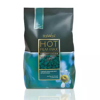 ITALWAX Воск горячий (пленочный) в гранулах для депиляции Natura Азулен 1000.0