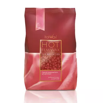 ITALWAX Воск горячий (пленочный) в гранулах для депиляции Natura Роза 1000.0