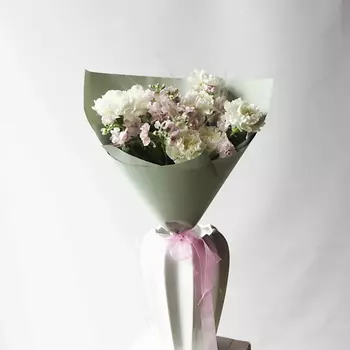 ИВА Цветочный дуэт "Гвоздика и Маттиола"