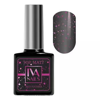 IVA NAILS Матовый топ Gold 8.0