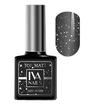 IVA NAILS Матовый топ Gold