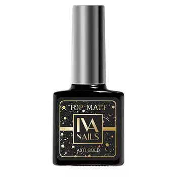 IVA NAILS Матовый топ Gold 8.0
