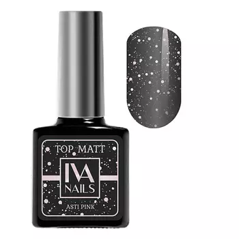 IVA NAILS Матовый топ Gold 8.0