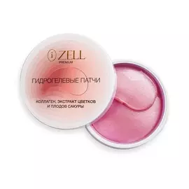 IZELL Гидрогелевые патчи с коллагеном, экстрактом цветков и плодов сакуры 60