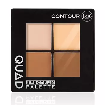 J. CAT BEAUTY Палетка контуринг для лица QUAD