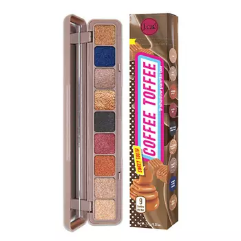J. CAT BEAUTY Палетка теней для век 9 оттенков SWEET TOOTH
