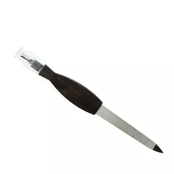 JACKS.BEAUTY Пилка для ногтей металлическая с пластиковой ручкой+триммер