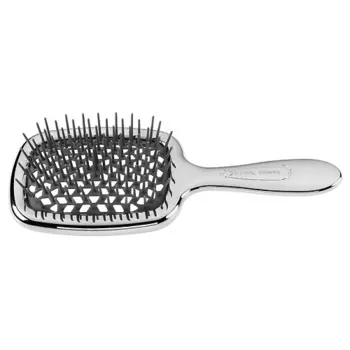 JANEKE Расческа для волос серебро с черным Superbrush