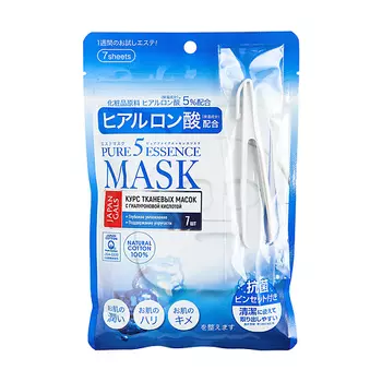 JAPAN GALS Pure5 Essence Маска для лица с гиалуроновой кислотой