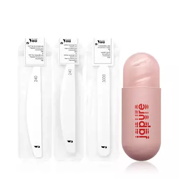 JAPURE YOU Набор комбинированных пилок в футляре