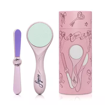 JAPURE YOU Подарочный набор для педикюра из 2-х предметов в тубусе