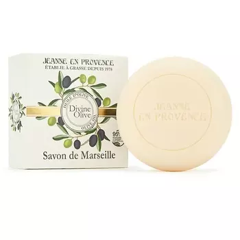 JEANNE EN PROVENCE Divine Olive Мыло косметическое для тела на основе органического оливкового масла 100.0