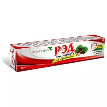 ЭКОХЕРБАЛЛ Зубная паста РЭД 100.0