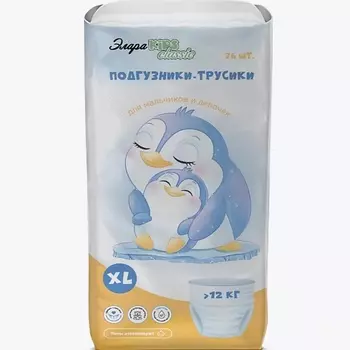 ЭЛАРАKIDS Подгузники - трусики XL 12 кг 36.0