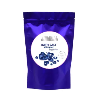 JERMINAL COSMETICS Парфюмированная морская соль для ванны с шиммером Сапфир 500.0